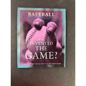 Baseball Who Invented The Game Ken Burns Geoffrey Ward Hardcover 0679867503